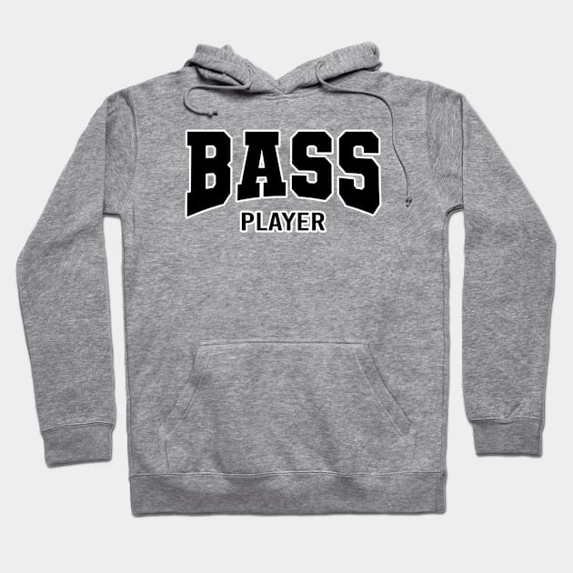 Bass player. Bassist musician. Perfect present for mom mother dad father friend him or her Hoodie by SerenityByAlex